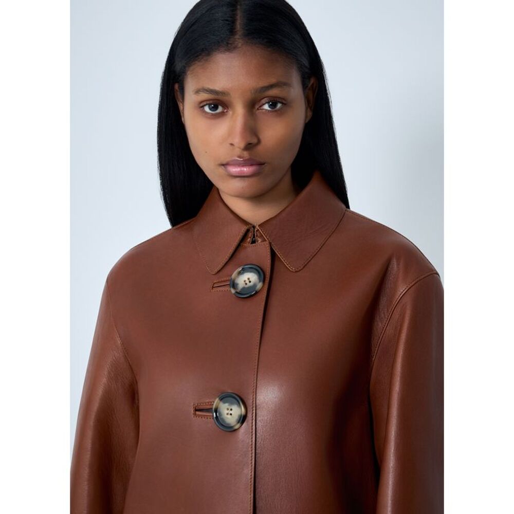 Acne Studios Women Leather Jacket - Picture 5 of 6